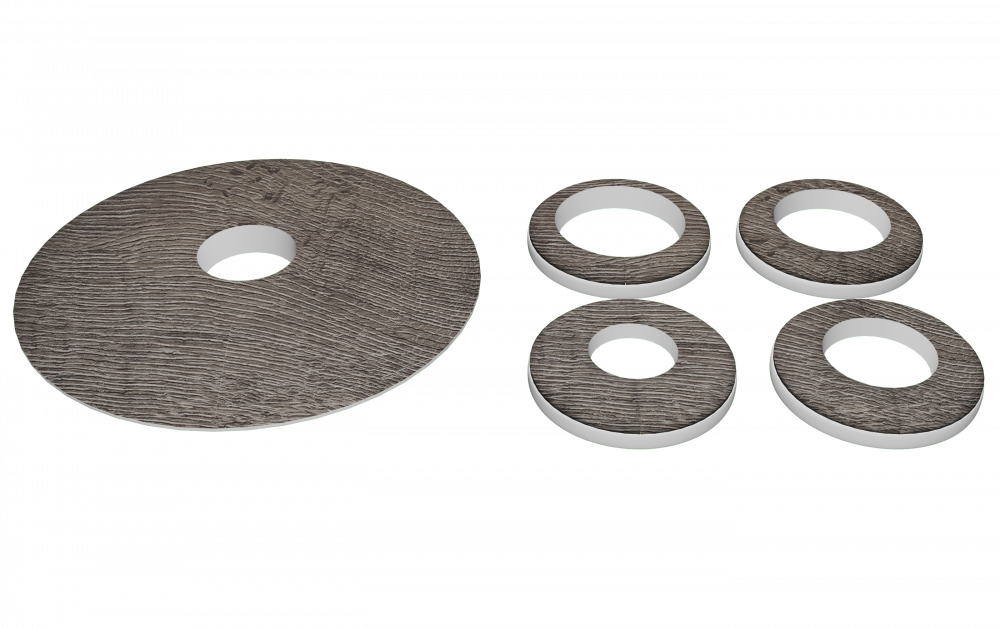 Radiátorová rozeta D005 15-18-22 mm balenie 2ks