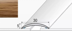 Prechodov profil A03 HIKORA 2,7m samolepiaci