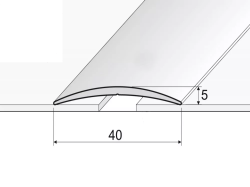 Prechodov profil A13 BIELA MATN  2,7m