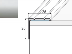 Schodov profil A36 STRIEBRO 2,7m