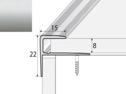 Schodov profil A60 STRIEBRO 2,7m