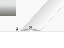 Prechodov profil A70 STRIEBRO 2m