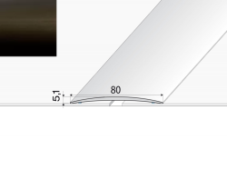 Prechodov profil A71 BRONZ 2m