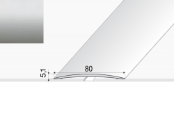 Prechodov profil A71 STRIEBRO 2m