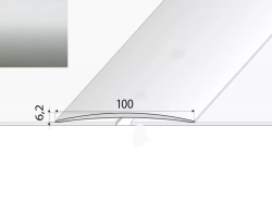 Prechodov profil A72 STRIEBRO 2m