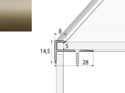 Schodov profil C24 AMPA 2,7m ( F profil - 5mm)