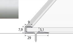 Ukonovac profil C63 STRIEBRO 2,7m (5mm)