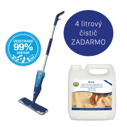 Bona Premium Spray Mop na drevené podlahy + 4 litrový čistič ZADARMO