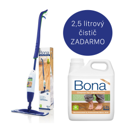 Spray mop Bona + čistič na olejované podlahy 2,5l ZADARMO